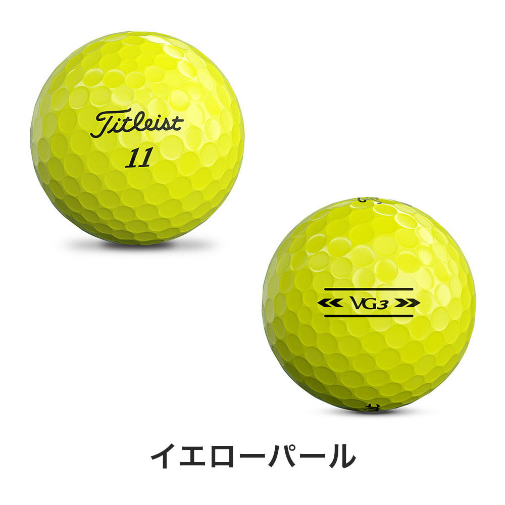 Titleist VG3 タイトリスト ゴルフボール 22 「1ダース/12個入り
