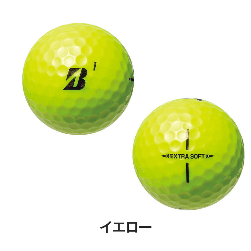 ベストスポーツ BRIDGESTONE（ブリヂストン）製品。BRIDGESTONE GOLF ブリヂストンゴルフ ゴルフボール EXTRA SOFT エクストラソフト 2023年モデル 1ダース 12球入り 日本正規品 XCWXJ XCYXJ XCOXJ XCPXJ ホワイト イエロー オレンジ ピンク ゴルフ ボール