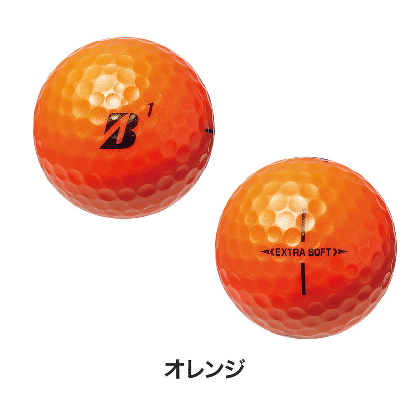 ベストスポーツ BRIDGESTONE（ブリヂストン）製品。BRIDGESTONE GOLF ブリヂストンゴルフ ゴルフボール EXTRA SOFT エクストラソフト 2023年モデル 1ダース 12球入り 日本正規品 XCWXJ XCYXJ XCOXJ XCPXJ ホワイト イエロー オレンジ ピンク ゴルフ ボール