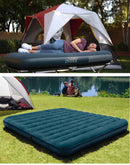 ベストスポーツ INTEX（インテックス）製品。INTEX FULL DURA-BEAM SERIES GREEN DOWNY AIRBED 幅137×長さ191×高さ25cm 64733
