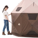 ベストスポーツ LOGOS（ロゴス）製品。LOGOS ロゴス アウトドア テント どんぐり PANELドーム 290-BC 71203003 大型 ドームテント 対応人数 7人 難燃加工 UV-CUT 撥水加工 耐水圧2000mm 収納バッグ付き キャンプ おすすめ BBQ