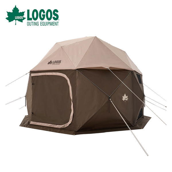 LOGOS（ロゴス） LOGOS（ロゴス）製品。LOGOS ロゴス アウトドア テント どんぐり PANELドーム 240-BC 71203004 大型 ドームテント 対応人数 4人 難燃加工 UV-CUT 撥水加工 耐水圧2000mm 収納バッグ付き キャンプ おすすめ BBQ