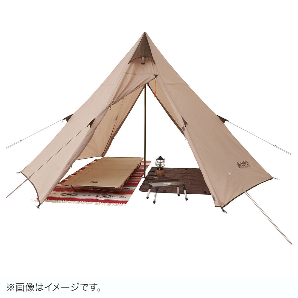 LOGOS ロゴス Tradcanvas Tepee 2ルーム 300 Tradcanvas Tepee 2ルーム 300-BB|ギア|テント|ワンポール|製品