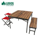 ベストスポーツ LOGOS（ロゴス）製品。Tracksleeper ベンチ＆チェアテーブルセット4