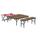 ベストスポーツ LOGOS（ロゴス）製品。Tracksleeper ベンチ＆チェアテーブルセット4