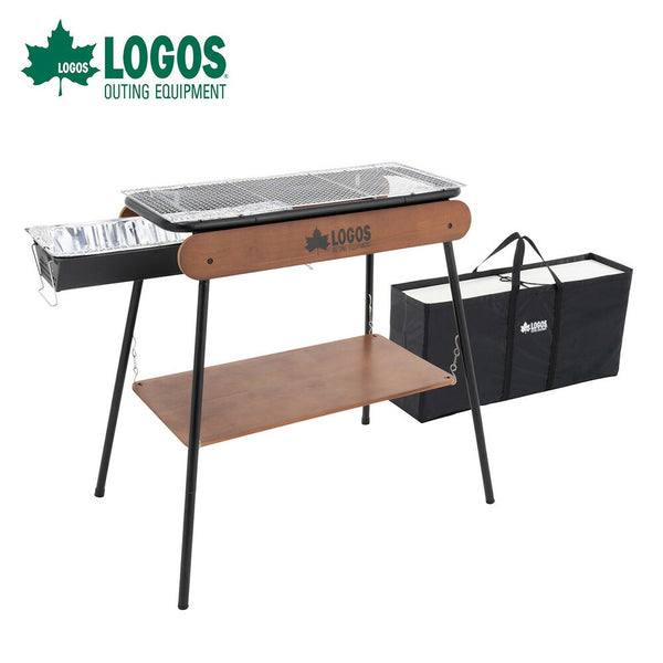 ライフスタイル LOGOS（ロゴス）製品。eco-logosave アイアンウッドグリル/80XL（天板・収納バッグ付）