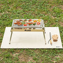 ベストスポーツ LOGOS（ロゴス）製品。たき火台シート・ワイド（80×130cm）