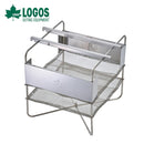ベストスポーツ LOGOS（ロゴス）製品。LOGOS ロゴス アウトドア ファイヤークックピット スタンド型グリル 81064062 キャンプ BBQ たき火 軽量 オーブン 吊り調理 置き調理可能 火力調節 収納バッグ付き コンパクト