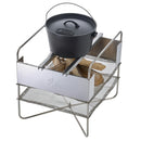 ベストスポーツ LOGOS（ロゴス）製品。LOGOS ロゴス アウトドア ファイヤークックピット スタンド型グリル 81064062 キャンプ BBQ たき火 軽量 オーブン 吊り調理 置き調理可能 火力調節 収納バッグ付き コンパクト