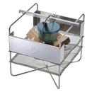 ベストスポーツ LOGOS（ロゴス）製品。LOGOS ロゴス アウトドア ファイヤークックピット スタンド型グリル 81064062 キャンプ BBQ たき火 軽量 オーブン 吊り調理 置き調理可能 火力調節 収納バッグ付き コンパクト