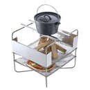 ベストスポーツ LOGOS（ロゴス）製品。LOGOS ロゴス アウトドア ファイヤークックピット スタンド型グリル 81064062 キャンプ BBQ たき火 軽量 オーブン 吊り調理 置き調理可能 火力調節 収納バッグ付き コンパクト