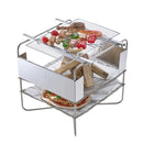 ベストスポーツ LOGOS（ロゴス）製品。LOGOS ロゴス アウトドア ファイヤークックピット スタンド型グリル 81064062 キャンプ BBQ たき火 軽量 オーブン 吊り調理 置き調理可能 火力調節 収納バッグ付き コンパクト