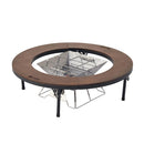 ベストスポーツ LOGOS（ロゴス）製品。アイアンウッド囲炉裏サークルテーブルL