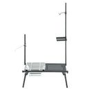 ベストスポーツ LOGOS（ロゴス）製品。LOGOS ロゴス アウトドア たき火 焚き火台 テーブル MAKIBI マルチソロテーブル 81064130 収納バッグ付き キャンプ BBQ おすすめ 調理用フック ランタンポール 小型ラック