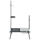 ベストスポーツ LOGOS（ロゴス）製品。LOGOS ロゴス アウトドア たき火 焚き火台 テーブル MAKIBI マルチソロテーブル 81064130 収納バッグ付き キャンプ BBQ おすすめ 調理用フック ランタンポール 小型ラック