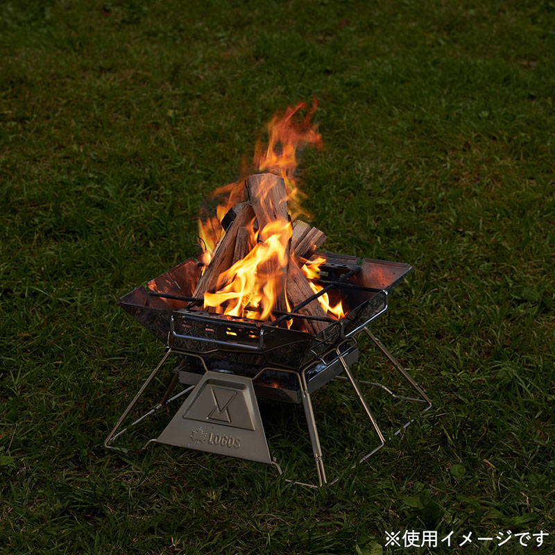 LOGOS the ピラミッドTAKIBI M 焚き火台 焚火台 ロゴス - バーベキュー 