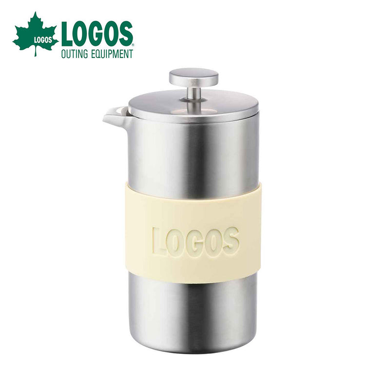 ベストスポーツ LOGOS（ロゴス）製品。LOGOS ロゴス アウトドア フレンチプレスコーヒーポット 81210313 満水容量750ml お手入れ簡単 ステンレス製 コーヒー 紅茶 抽出 キャンプ BBQ バーベキュー BBQ