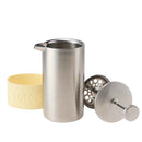 ベストスポーツ LOGOS（ロゴス）製品。LOGOS ロゴス アウトドア フレンチプレスコーヒーポット 81210313 満水容量750ml お手入れ簡単 ステンレス製 コーヒー 紅茶 抽出 キャンプ BBQ バーベキュー BBQ