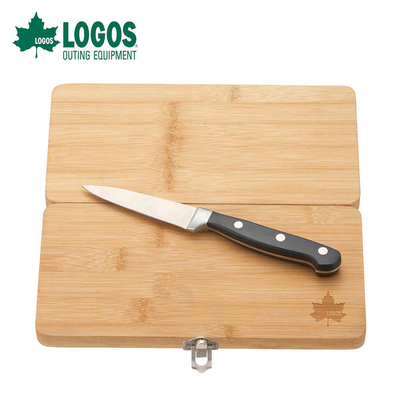 ベストスポーツ LOGOS（ロゴス）製品。LOGOS ロゴス アウトドア 調理器具 Bamboo ナイフ＆まな板セット 81280009 まな板 ナイフ まな板の中にナイフ収納 安全 コンパクト 持ち運び便利 おすすめ キャンプ BBQ