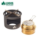 ベストスポーツ LOGOS（ロゴス）製品。LOGOS ロゴス アウトドア バーベキューグリル コンロ LOGOS アルコールバーナー＆ソロカマドセット 83010022 アルコール容量 110ml 卓上 軽量 コンパクト 収納袋付き ソロキャンプ おすすめ バーベキュー BBQ キャンプ