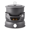 ベストスポーツ LOGOS（ロゴス）製品。LOGOS ロゴス アウトドア キャンプ用バーナー LOGOS アルコールバーナー＆クッキングセット 83010023 鍋 専用コンロ付き 収納袋付き おすすめ バーベキュー BBQ キャンプ