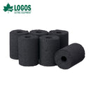 ベストスポーツ LOGOS（ロゴス）製品。LOGOS ロゴス アウトドア 燃料 炭 エコココロゴス・ダッチチャコール6 6個入 83100107 ヤシガラ成型炭 エコ ヤシガラ炭 即着火 キャンプ  BBQ ダッチオーブン