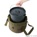 ベストスポーツ LOGOS（ロゴス）製品。LOGOS ロゴス アウトドア クッキング用品 調理器具 ダッチオーブンケース 10inch用 88230280 丈夫 耐久性 帆布製 収納ケース 持ち運び便利 おしゃれ おすすめ BBQ バーベキュー キャンプ