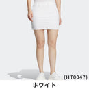 ベストスポーツ adidas（アディダス）製品。adidas アディダス レディース ゴルフウェア スカート ウエストストレッチ 撥水 サイドスリットスカート EAU25 23SS 春夏 レギュラーフィット 伸縮性 左ポケット 右ジップポケット バックポケット ベルト通し 左サイドジップ