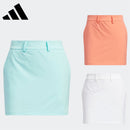 ベストスポーツ adidas（アディダス）製品。adidas アディダス レディース ゴルフウェア スカート ウエストストレッチ 撥水 サイドスリットスカート EAU25 23SS 春夏 レギュラーフィット 伸縮性 左ポケット 右ジップポケット バックポケット ベルト通し 左サイドジップ