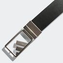 ベストスポーツ adidas（アディダス）製品。adidas アディダス メンズ ゴルフ ベルト リバーシブル トロフィー ツアーベルト EEU89 23SS 春夏 3バーロゴ リバーシブル カット可能 合成皮革 ブラック カレッジネイビー グレースリー