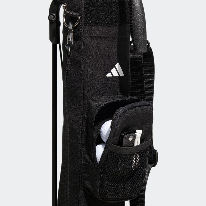ベストスポーツ adidas（アディダス）製品。adidas アディダス メンズ ゴルフ クラブケース スタンドキャリーケース MGS11 23SS 春夏 ジップポケット ショルダーストラップ 伸縮式スタンド キャリーループ ポリエステル ブラック