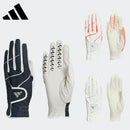 ベストスポーツ adidas（アディダス）製品。adidas アディダス レディース ゴルフ グローブ ウィメンズ ZG ペアグローブ NMH46 23SS 春夏 シリコングリップ 通気孔 伸縮カフ 面ファスナーフラップ 3バーロゴ 合成皮革 ポリエステル ポリウレタン