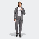 ベストスポーツ adidas（アディダス）製品。adidas アディダス メンズ ゴルフウェア ジャケット ビックアディダスロゴ ダンボールニット 長袖フルジップフーディー NMJ92 23SS 春夏 レギュラーフィット ジップポケット 伸縮性 ポリエステル ポリウレタン