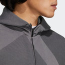 ベストスポーツ adidas（アディダス）製品。adidas アディダス メンズ ゴルフウェア ジャケット ビックアディダスロゴ ダンボールニット 長袖フルジップフーディー NMJ92 23SS 春夏 レギュラーフィット ジップポケット 伸縮性 ポリエステル ポリウレタン