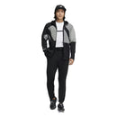 ベストスポーツ adidas（アディダス）製品。adidas アディダス メンズ ゴルフウェア ジャケット ビックアディダスロゴ ダンボールニット 長袖フルジップフーディー NMJ92 23SS 春夏 レギュラーフィット ジップポケット 伸縮性 ポリエステル ポリウレタン