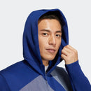 ベストスポーツ adidas（アディダス）製品。adidas アディダス メンズ ゴルフウェア ジャケット ビックアディダスロゴ ダンボールニット 長袖フルジップフーディー NMJ92 23SS 春夏 レギュラーフィット ジップポケット 伸縮性 ポリエステル ポリウレタン