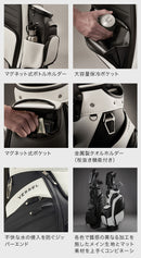 ベストスポーツ VESSEL（ベゼル）製品。VESSEL ベゼル ゴルフ メンズ キャディバッグ キャディーバッグ カート バッグ APX Staff 4.8kg 9型 6分割 口枠 おすすめ おしゃれ 高級感 ラグジュアリー 8730120