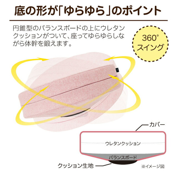 NEEDS LABO(ニーズラボ) 体幹ゆらゆらバランスクッション NEEDS LABO(ニーズラボ) 体幹ゆらゆらバランスクッション