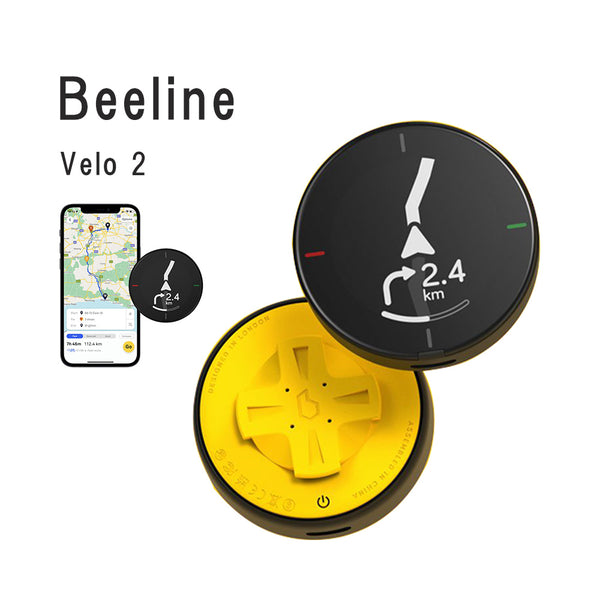 Beeline Beeline（ビーライン）製品。Beeline ビーライン 自転車用 ナビゲーション サイクリング マップ ルート Velo2 ヴェロ2 ロードバイク 簡単固定 高視認性 ロードレーティング スピードメーター 簡単操作 耐候性 耐水性 防塵性
