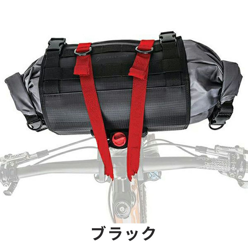 ベストスポーツ Blackburn（ブラックバーン）製品。Blackburn ブラックバーン 自転車 アクセサリー バッグ アウトポストハンドルバーロール＆ドライバッグ 7099764 スタッフバッグ クイックリリース式 ナイロン防水素材 ブラック グレーデジカモ