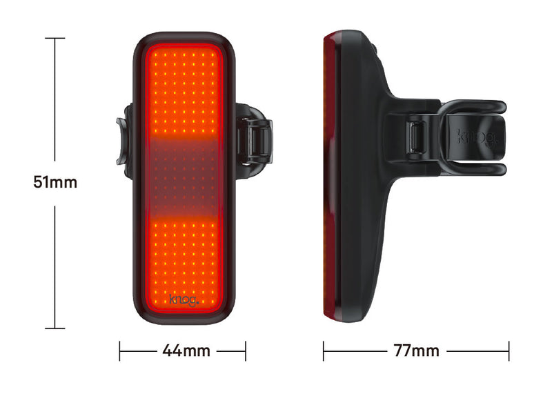 ベストスポーツ KNOG（ノグ）製品。KNOG ノグ 自転車 リアライト リヤライト BLINDER V ブラインダー ブイ テールライト フラッシュパターンライト USB充電 LED 防水 100ルーメン