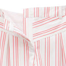 ベストスポーツ Callaway（キャロウェイ）製品。Callaway キャロウェイ レディース ゴルフウェア パンツ マルチストライププリントショートパンツ C23127201 23SS 春夏 8WAYストレッチ ピンクのみ透け防止 ポリエステル ポリウレタン ネイビー ピンク イエロー