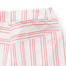 ベストスポーツ Callaway（キャロウェイ）製品。Callaway キャロウェイ レディース ゴルフウェア パンツ マルチストライププリントショートパンツ C23127201 23SS 春夏 8WAYストレッチ ピンクのみ透け防止 ポリエステル ポリウレタン ネイビー ピンク イエロー