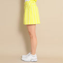 ベストスポーツ Callaway（キャロウェイ）製品。Callaway キャロウェイ レディース ゴルフウェア パンツ マルチストライププリントショートパンツ C23127201 23SS 春夏 8WAYストレッチ ピンクのみ透け防止 ポリエステル ポリウレタン ネイビー ピンク イエロー