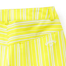 ベストスポーツ Callaway（キャロウェイ）製品。Callaway キャロウェイ レディース ゴルフウェア パンツ マルチストライププリントショートパンツ C23127201 23SS 春夏 8WAYストレッチ ピンクのみ透け防止 ポリエステル ポリウレタン ネイビー ピンク イエロー