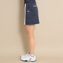 ベストスポーツ Callaway（キャロウェイ）製品。Callaway キャロウェイ レディース ゴルフウェア スカート ハイストレッチドビーインナーショートパンツドッキング型スカート C23128205 23SS 春夏 ホワイトのみ透け防止 脇ジップ付き エンブレム刺繍