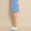 ベストスポーツ Callaway（キャロウェイ）製品。Callaway キャロウェイ レディース ゴルフウェア スカート ハイストレッチドビーインナーショートパンツドッキング型スカート C23128205 23SS 春夏 ホワイトのみ透け防止 脇ジップ付き エンブレム刺繍