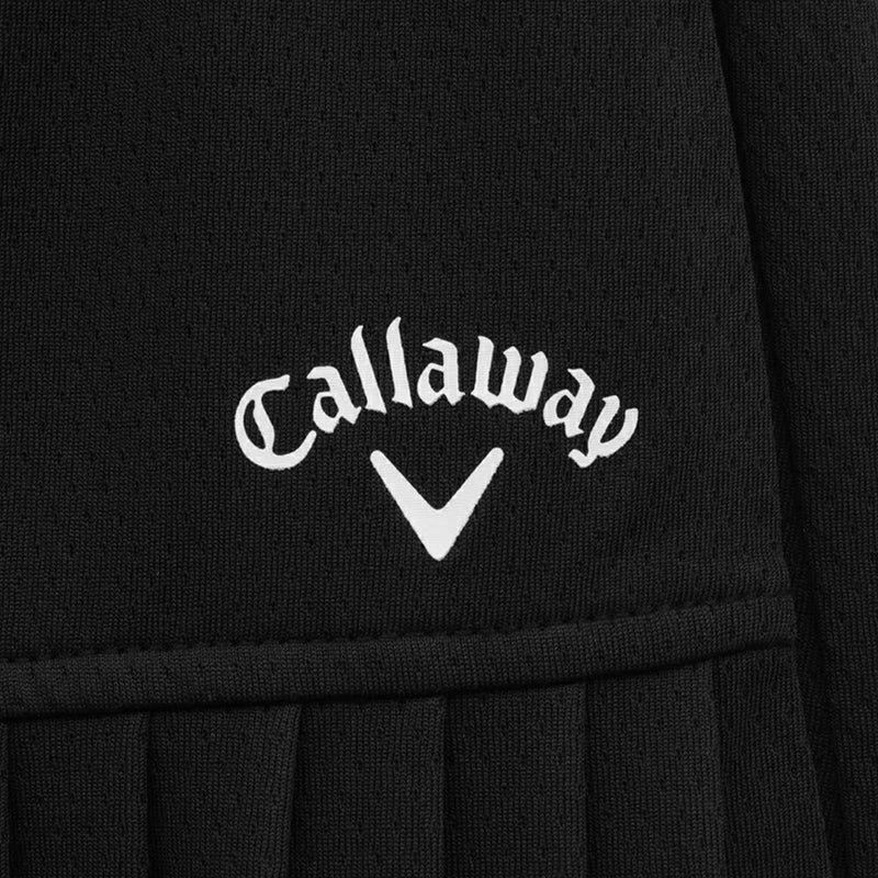 ベストスポーツ Callaway（キャロウェイ）製品。Callaway キャロウェイ レディース ゴルフウェア スカート クローズドメッシュプリーツスカート C23128208 23SS 春夏 ストレッチ性 スポーティ フェミニン ポリエステル ネイビー ピンク ホワイト ブラック