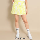 ベストスポーツ Callaway（キャロウェイ）製品。Callaway キャロウェイ レディース ゴルフウェア スカート デイジープリントストライプドビースカート C23128211 23SS 春夏 ストレッチ インナーショートパンツ型 デイジーフラワー ポリエステル ネイビー パープル イエロー