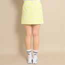 ベストスポーツ Callaway（キャロウェイ）製品。Callaway キャロウェイ レディース ゴルフウェア スカート デイジープリントストライプドビースカート C23128211 23SS 春夏 ストレッチ インナーショートパンツ型 デイジーフラワー ポリエステル ネイビー パープル イエロー